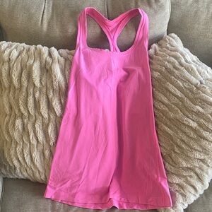 Pink Women's Lululemon racer back tank